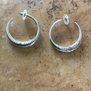 Authentic Brighton silver earrings!